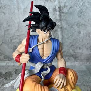Figurine d'action Dragon Ball <span class=keywords><strong>Z</strong></span> Super Saiyan Goku assis sur un nuage volant, figurine d'action anime DBZ, modèle de jouet - Product Image 2