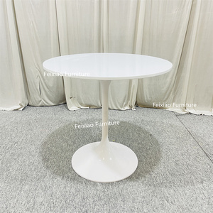 <span class=keywords><strong>Table</strong></span> Ronde de Salle à Manger/Salon en Forme de Tulipe Blanche, Design <span class=keywords><strong>Simple</strong></span>, Taille Personnalisée, Montage Facile, Prix Abordable - Product Image 6