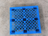 Palette en plastique injecté utilisable avec chariot élévateur, palette moulée par injection personnalisée pour l'entreposage en usine et en entrepôt