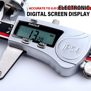 CHIXI Digitale Auto Power 300mm <span class=keywords><strong>12</strong></span> Inch IP67 Waterdichte RVS Schuifmaat Hoge Nauwkeurigheid 0-300mm Unidirectionele Klem - Product Image 3