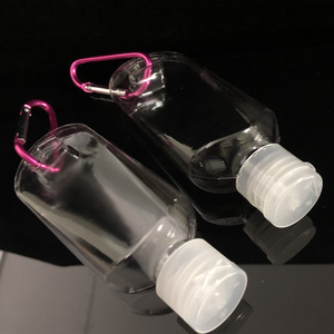 30ml 50ml 100ml PET <strong>Sanitizer</strong> Travel Bottle Keychain Pocket Sized Empty Refillable Pump <strong>Sprayer</strong> Hot Stamping Personal Care - Product Image 6