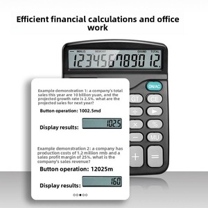 Calculadora Aritmética Deli 837ES, Especial para Estudiantes de Contabilidad Financiera, Pantalla Grande, Energía Solar y Doble Alimentación - Product Image 4