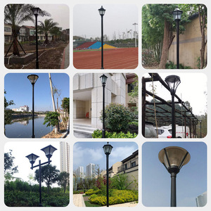 Jm Juming Single Head 3 Meter Solar Courtyard Light Aluminum Garden Lawn Landscape Light For Residential Areas Parks Villas - Product Image 3