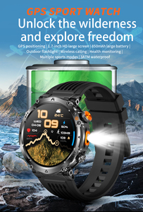2026 Newest HT42 Outdoor Sport Gps <strong>Smart</strong> <strong>Watch</strong> With Flashlight Altitude Barometer 1.7" Inch <strong>Touch</strong> <strong>Screen</strong> 3atm Waterproof <strong>Watches</strong> - Product Image 3