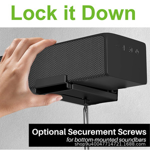 Riel Deslizante para Barra de Sonido de Cine en Casa <span class=keywords><strong>LG</strong></span> Samsung SONY, Soporte para Debajo del Televisor, Longitud Ajustable, Ahorro de Espacio - Product Image 4