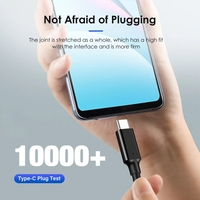 Cable de Datos USB 3.2 SuperSpeed Tipo C, 10Gbps 3A, Carga Rápida, Recubrimiento Trenzado, 1m 2m, para Laptops, Tablets y Dispositivos de Almacenamiento