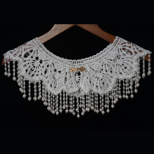 Flecos de perlas estilo chal como capa exterior para un Cheongsam tradicional de estilo chino con accesorios Hanfu modificados - Product Image 1