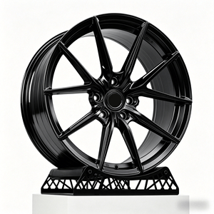 Jantes en alliage d'aluminium moulées par flux formant 15 16 17 18 19 pouces, jantes de voiture 5x100 5x112 5x114.3 pour <span class=keywords><strong>BMW</strong></span> - Product Image 2