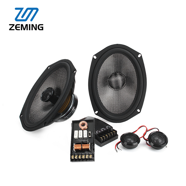 Modified Preferred 6*9 Inch 2 Way Speaker Kit 100W Carbon Fiber Cone Excellent Listening Effect Car Speaker Auto Audio Accessory