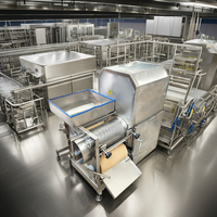 Machine de récolte de viande de poisson entièrement automatique / Machine de séparation et d'élimination des os / Machine à pâte de poisson