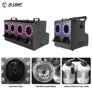 Máy tạo bong bóng sân khấu 1500w 3000w, đèn LED, thiết bị tổ chức tiệc, máy tạo khói bong bóng 24x3w RGBW - Product Image 6