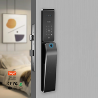 Cerradura Inteligente de Alta Gama a Prueba de Agua 6068 6590 con Reconocimiento Facial 3D, Huella Dactilar, Wi-Fi Tuya, Nube, para Puerta de Aluminio/Madera, Exterior