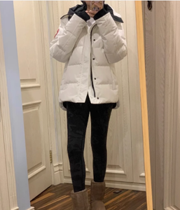 Veste d'hiver en duvet d'oie coupe-vent pour l'extérieur, taille plus, légère, anti-UV, à capuche, pour unisexe, hiver canadien - Product Image 5