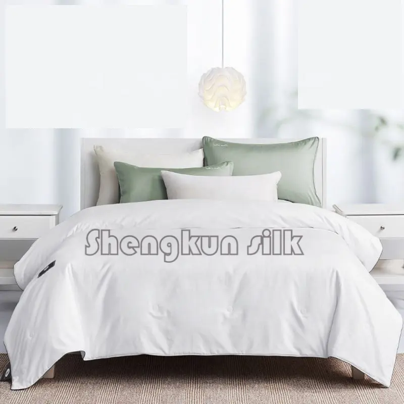 Chinese summer comforter bedspreads quilted blanket bedding for king size bed silk quilt comforter duvet