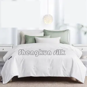 Trung Quốc Mùa Hè Comforter Khăn Trải Giường Chần Chăn Bộ Đồ Giường Cho Vua Kích Thước Giường Lụa Quilt Comforter Duvet