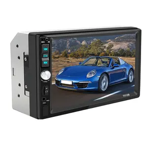 Pemutar video mobil, Monitor tampilan belakang mobil 7 inci HD TFT LCD radio otomatis bluetooth android pantalla touch