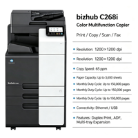 Photocopieur multifonction couleur A3 FULUXIANG Bizhub C268i, impression, copie, numérisation, fax, 26 ppm, chargeur automatique de documents, impression recto verso