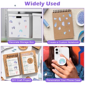 <span class=keywords><strong>WOWEI</strong></span> 200+ Adhesivos de Criaturas Marinas Kawaii, Mini Adhesivos 3D con Relieve, Adhesivos de Fieltro Suave, Focas, Tiburones, Ballenas, Regalos Promocionales - Product Image 4