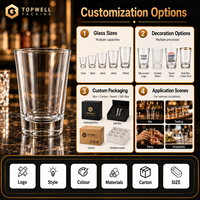 Klaar voor verzending shotglaasjes, custom shotglaasjes, Mexicaanse shotglaasjes, shotglaasjes met zware bodem voor bars en restaurants, geschikt voor whisky en rum.