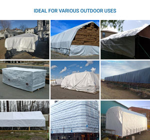 Bâche <span class=keywords><strong>de</strong></span> <span class=keywords><strong>protection</strong></span> Pe étanche <span class=keywords><strong>de</strong></span> 90g avec angles <span class=keywords><strong>de</strong></span> renforcement, feuille <span class=keywords><strong>de</strong></span> plastique avec toutes les spécifications - Product Image 5