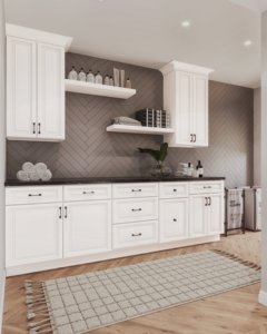 Nhà bếp tủ nhà máy cung cấp tùy chỉnh thiết kế hiện đại màu xám sơn mài plywoos tủ bếp bằng gỗ đựng thức ăn nhà bếp cơ sở tủ - Product Image 5