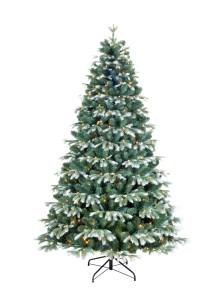<span class=keywords><strong>Sapin</strong></span> de Noël réaliste en PE et PVC écologique de luxe, grand modèle, facile à monter, de 1,5m à 3m, avec support doré - Product Image 4