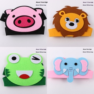 Fascia per capelli in tessuto Non tessuto per capelli con decorazioni animali carini per bambini - Product Image 3