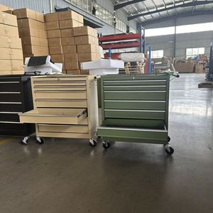 Hairdressing trolley, mobile storage box, drawer-style metal storage, workbench, tool storage, portable hairdressing - Product Image 2