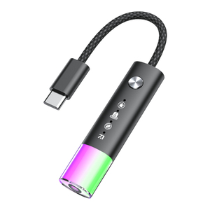 Convertisseur audio <span class=keywords><strong>USB</strong></span>-C AUX Décodeur HiFi DAC <span class=keywords><strong>USB</strong></span> C Prise jack 3,5 mm Amplificateur <span class=keywords><strong>casque</strong></span> MH657B 32 bits 384 kHz 384 kHz Câble - Product Image 1