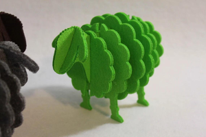 Felt Sheep <b>Coasters</b> 3 mm Thick Eco-Friendly Lightweight <b>Heat</b> Insulated Table Decoration Set - Product Image 5