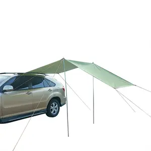 JETSHARK SUV 텐트 다목적 방수 휴대용 자동차 캠핑 자동 캐노피 캠핑 트레일러 쉼터 방수 자동차 천막 태양 텐트