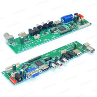 Carte de pilote de contrôleur TV universel HDV56U-AS V2.1 avec câble LVDS TV/PC/VGA/USB