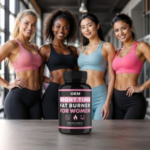 Brûleur de <span class=keywords><strong>graisse</strong></span> de nuit pour les femmes capsules de perte de poids Garcinia Cambogia supplément de soutien au métabolisme - Product Image 2