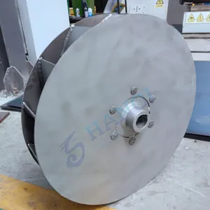 Stainless steel centrifugal fan impeller customized, excellent dynamic balance testw