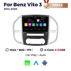 MEKEDE 128GB play IPS DSP RDS car audio system per <span class=keywords><strong>Mercedes</strong></span> Benz <span class=keywords><strong>Vito</strong></span> 3 W447 <span class=keywords><strong>2014</strong></span> 2015 2016- 2020 10 pollici autoradio gps - Product Image 2