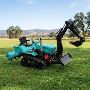 Tractor Compacto Mini de Orugas de Goma 4x4 de 35HP con Motor y Caja de Cambios para Uso Agrícola - Suministro Directo de Fábrica - Product Image 1