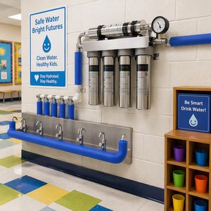 Purificateur d'<span class=keywords><strong>eau</strong></span> UF à 5 étapes, à installer sous l'évier ou mural, avec filtration à 0,01 micron et boîtier en acier inoxydable - Product Image 2