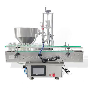 Máquina de Llenado Automática de Sobremesa con Bomba Magnética Servo y Transportador Ajustable, Resistente a la Corrosión, para Gel de Ducha y Líquidos de Limpieza - Product Image 2