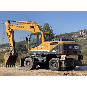 Excavadora Usada HYUNDAI 210W-9 de Alta Calidad, Excavadora Hidráulica y de Ruedas 150w-9t 210W-7 - Product Image 1