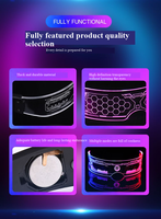 Lunettes LED rechargeables à visière, 7 couleurs, 12 modes, style cyberpunk, lumineuses, pour Halloween, cosplay, fête, rave, cadeau pour adulte