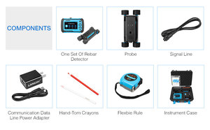Détecteur de barres d'armature en métal intégré Langry LR-G150, localisateur de barres d'armature - Product Image 4