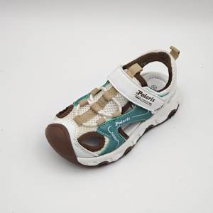 Sandal Musim Panas Anak-Anak Warna Hijau Cokelat - Sol <span class=keywords><strong>EVA</strong></span> Berjaring Bernapas dengan Velcro, Anti-Selip untuk Aktivitas Luar Ruangan - Product Image 4