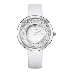 CAGARNY 6878 Hot selling fashionable women's watches, quartz watches, genuine leather straps, exquisite women's watches - Product Image 1