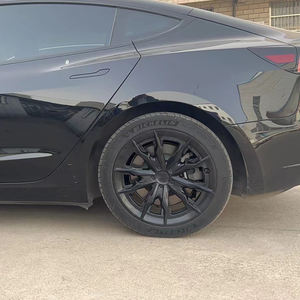 Para cubierta de rueda para Tesla Model 3 ABS + PC cubierta de rueda de coche de 18 pulgadas llanta de <span class=keywords><strong>tapacubos</strong></span> mejorada para Tesla Model 3 19-23 - Product Image 3