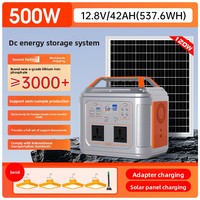 Système de stockage d'énergie solaire extérieur CXS 500W (batterie LiFePO4) à onde sinusoïdale pure avec protection contre les surcharges et fonctionnalités intelligentes