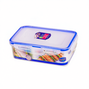 Ficozy Rectangular Food Container 1100ml Durable Plastic <b>Lunch</b> <b>Box</b> - Product Image 1