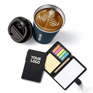 Bouteille d'eau isotherme en acier inoxydable intelligente avec logo personnalisé, cadeau promotionnel d'entreprise, tasse à café de camping avec couvercle - Product Image 1