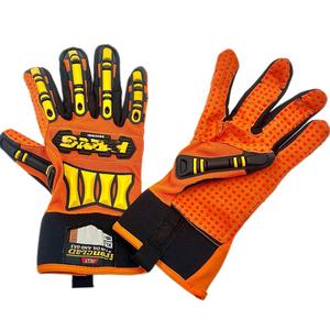 Venta al por mayor de guantes de trabajo de soldadura de protección de seguridad laboral industrial cortos - Product Image 3