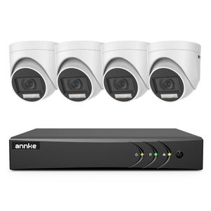 Sistema di Sorveglianza ANNKE DVR Ibrido 8 Canali 3K 5MP con 4 Telecamere <span class=keywords><strong>CCTV</strong></span> Analogiche TVI 2.0 con Rilevamento Movimento a Doppia Luce Intelligente - Product Image 1