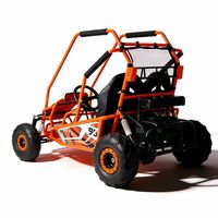 Buggy arenero de 120 cc y 4 tiempos a gasolina con transmisión por cadena, Go Kart todoterreno de 4 ruedas para adultos y niños, para conducción al aire libre